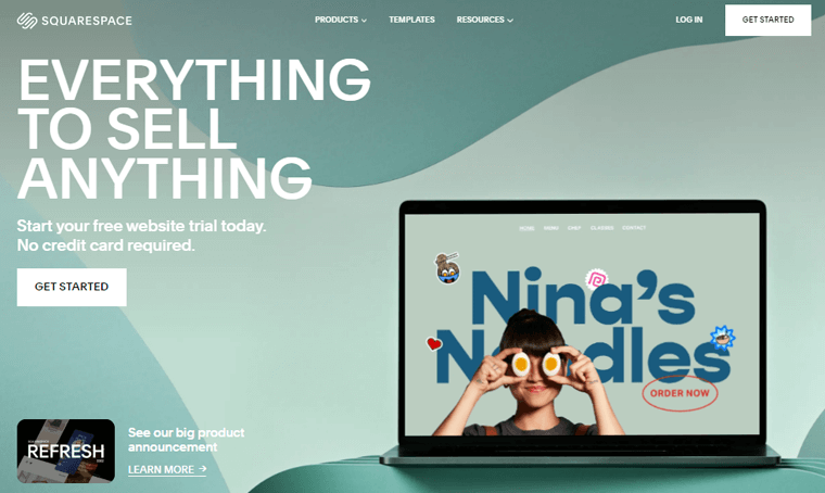 Squarespace 직관적인 드래그 앤 드롭 편집기 및 Weebly 대안