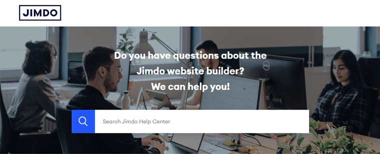 Jimdo의 고객 지원