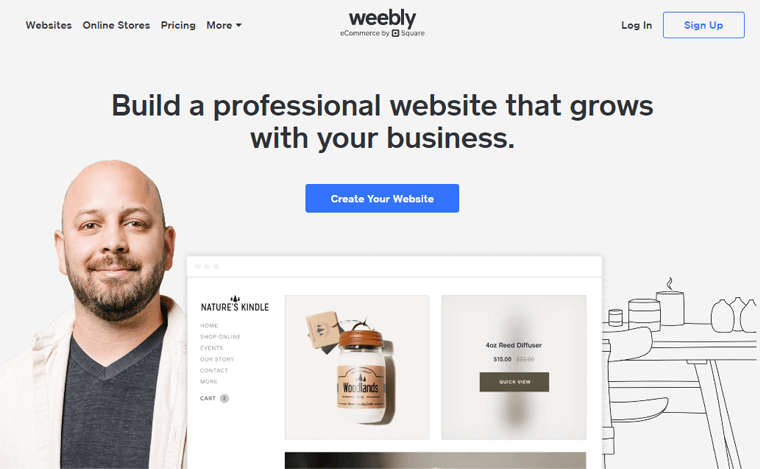 Weebly - 최고의 웹사이트 빌더