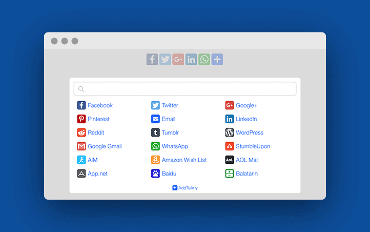 5+ najlepszych wtyczek WordPress do udostępniania mediów społecznościowych 2022 8 addtoany social sharing plugin