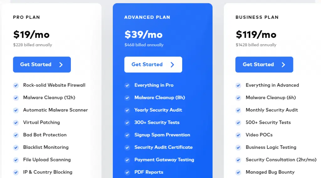 5+ Migliori plugin di sicurezza per Wordpress nel 2022 per bloccare i cattivi 9 Astra web security plans