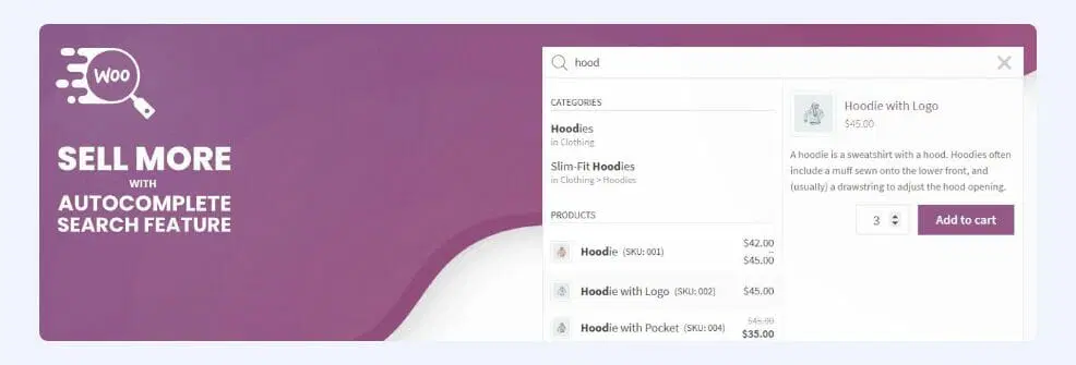 2022 年の 6 つ以上の無料 WooCommerce 検索 Ajax プラグイン 2 Ajax search free wordpress plugins