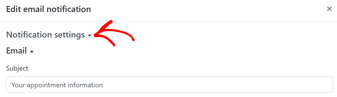 espandi la notifica - WP Mail SMTP expand notification
