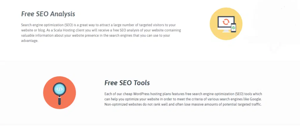 Recenzja hostingu Scala: dlaczego jest to „przyzwoity” wybór w 2022 r. 10 scala hosting free SEO tool