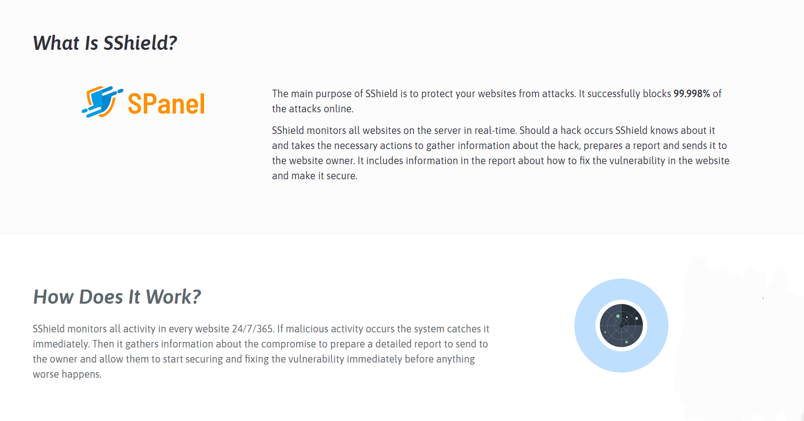 scala hosting security sshield