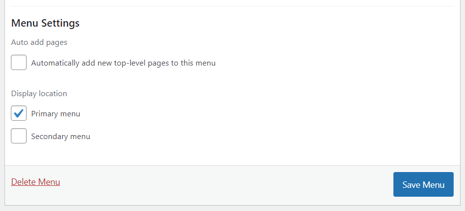 pfo-wordpress-เมนูการตั้งค่า
