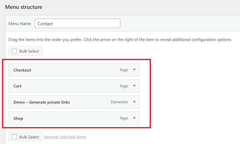 pfo-wordpress-ปรับแต่งตำแหน่งเมนู