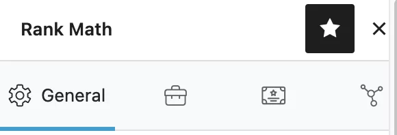 Rank Math "genel" sekmesi.
