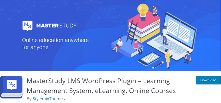 Complemento MasterStudy LMS para WordPress