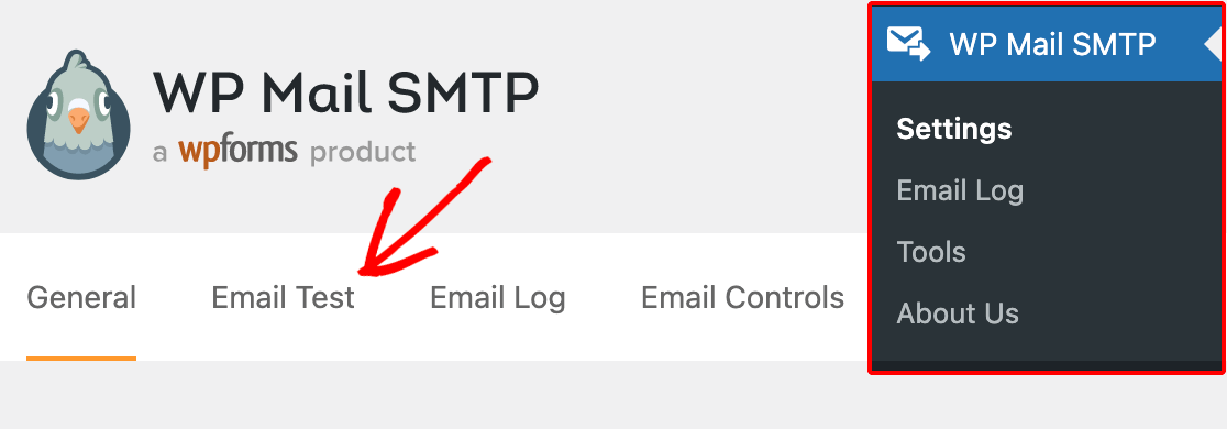 Email test in WP Mail SMTP