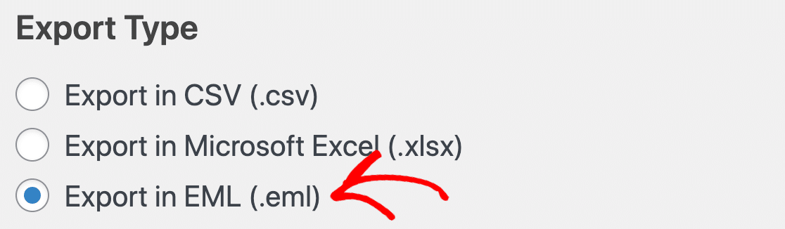 Eksportuj format EML - WP Mail SMTP Export EML format