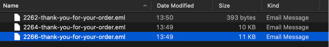 Wybierz wyeksportowany e-mail zamówienia WooCommerce - WP Mail SMTP Select exported WooCommerce order email