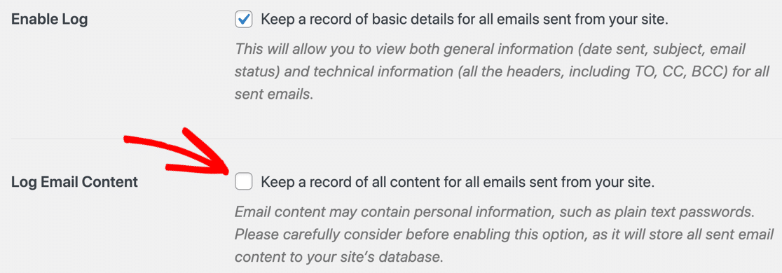 E-Mail-Inhalte in WordPress protokollieren - WP Mail SMTP Log Email Content in WordPress