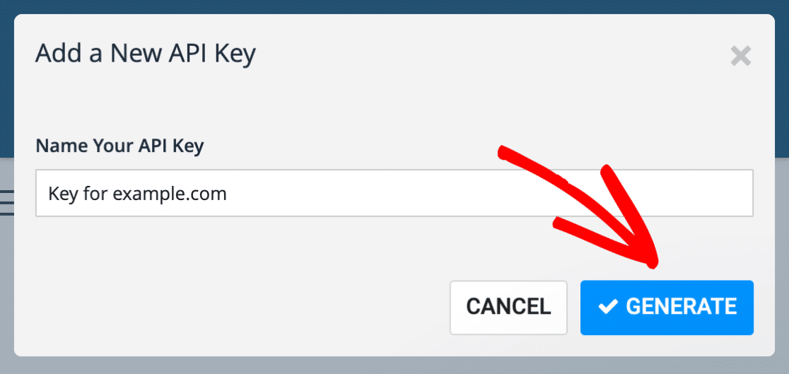 Name your API key