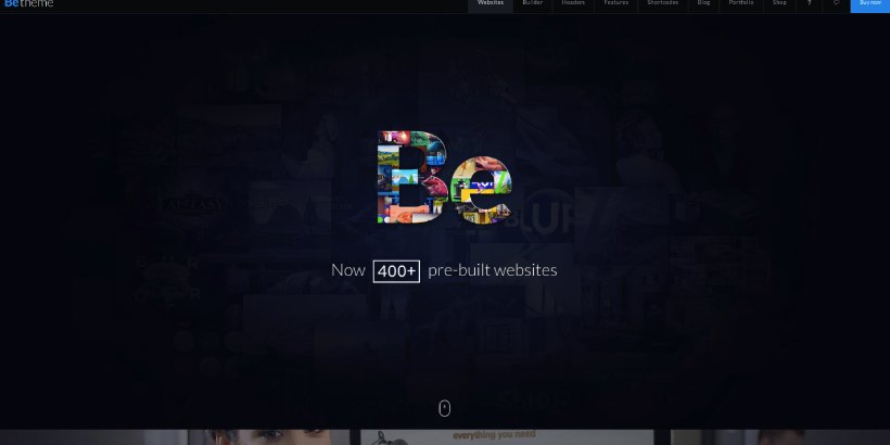 ธีม WordPress การก่อสร้างระดับพรีเมียมของ BeTheme