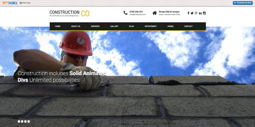 SKT Construction Lite 免費建設 WordPress 主題