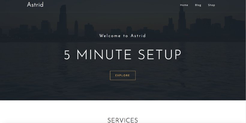 Astrid 免費建設 WordPress 主題