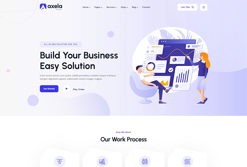 Axela - Creative Agency & Portfolio WordPress 主題