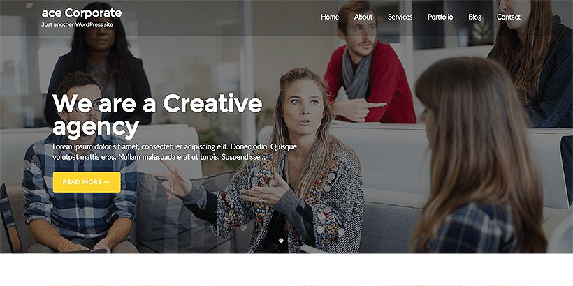 ace teme corporate wordpress gratuite
