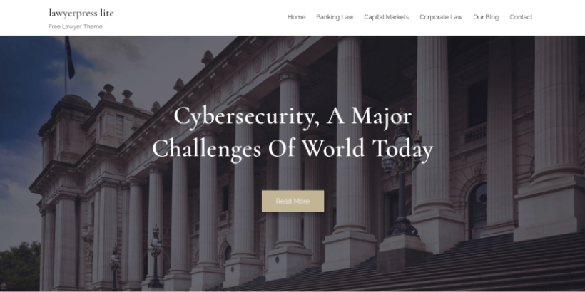 Rechtsanwalt Presse Lite Kostenlose WordPress-Themen für Anwälte