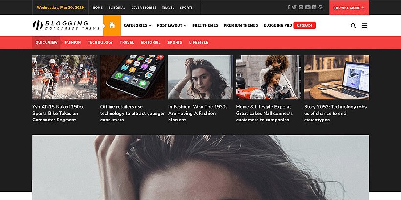Kostenlose Blog-WordPress-Themes