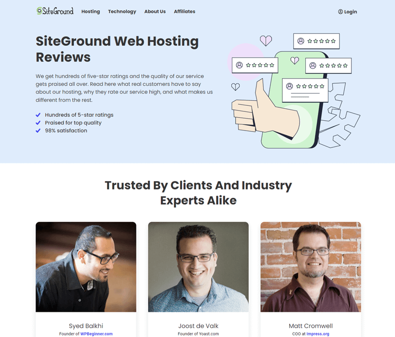 مراجعة وتقييمات SiteGround