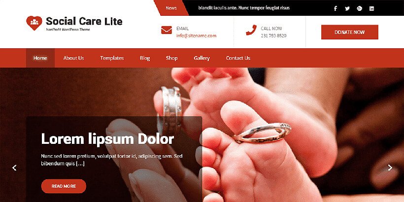 Darmowe motywy WordPress na imprezy społeczne