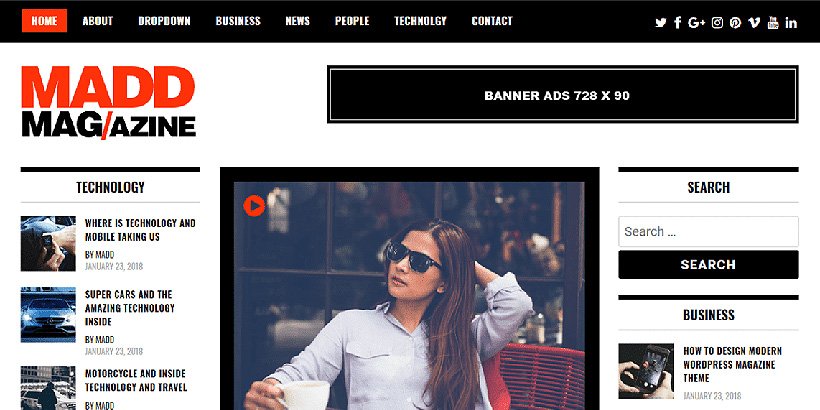 teme wordpress reviste madd gratuite