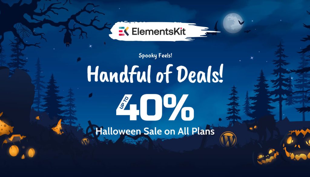 ElementsKit WordPress 万圣节特卖