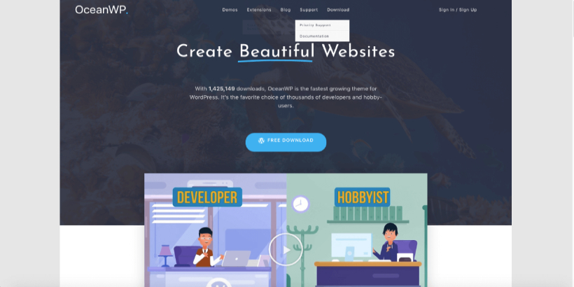 海洋 wp 免費多用途