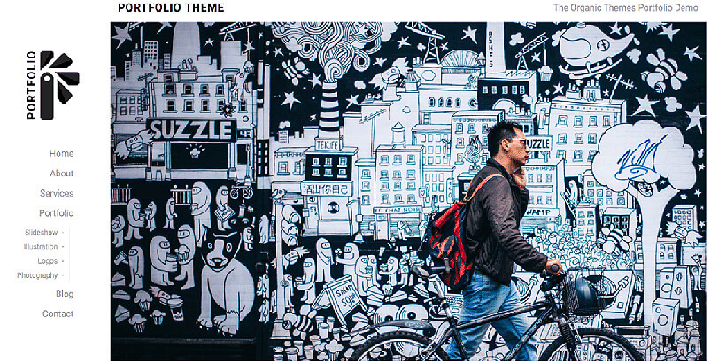 พอร์ตโฟลิโอไลต์ฟรี Gutenberg ธีมเวิร์ดเพรสที่เข้ากันได้