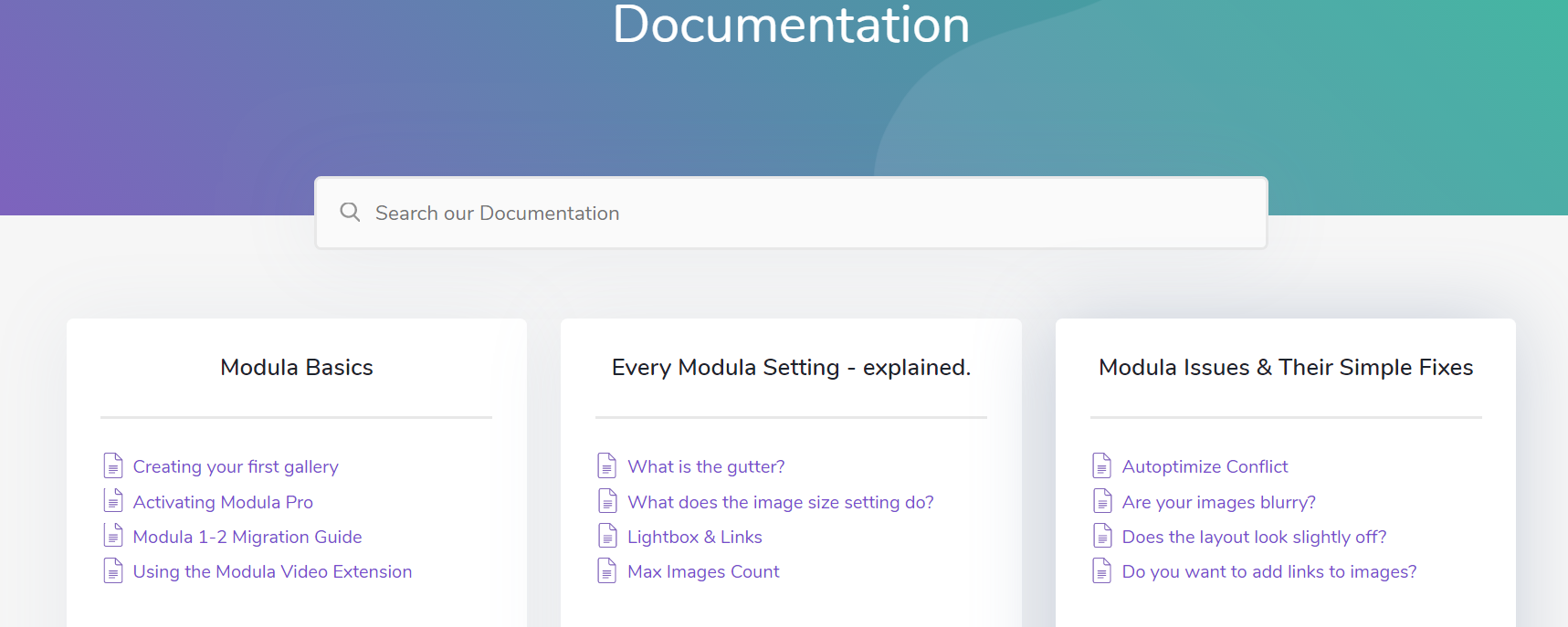 Modula WordPress Bildergalerie-Plugin