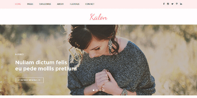 Teme wordpress feminine gratuite kalon