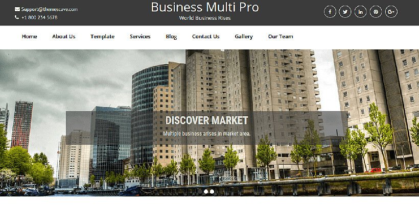 businessmulti temas de wordpress de negocios gratis