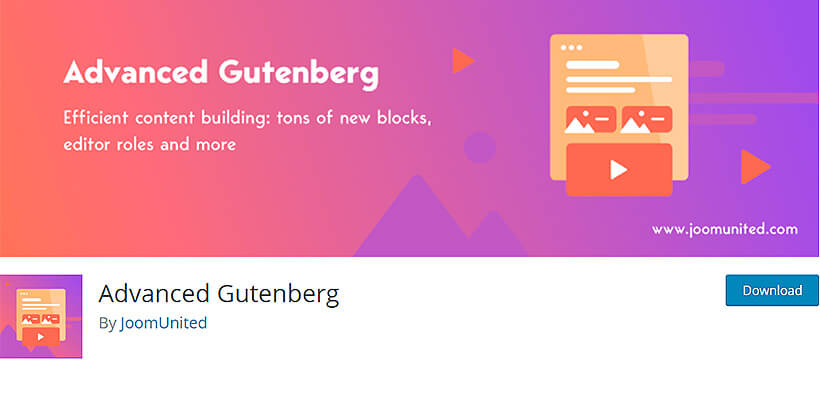 zaawansowany gutenberg