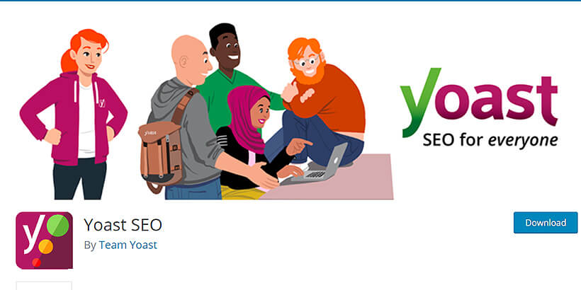 plugin SEO gratis yoastseo untuk WordPress