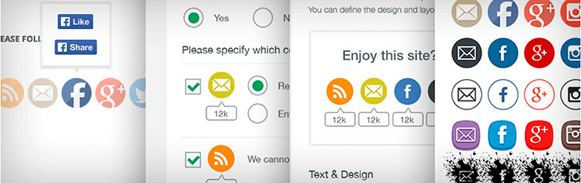 Tombol Berbagi Media Sosial, plugin berbagi sosial gratis WordPress