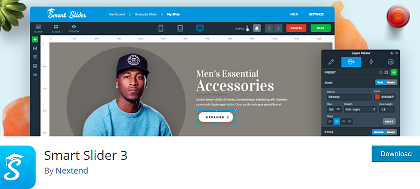 smartslider3 — лучшие плагины для создания слайдеров в wordpress