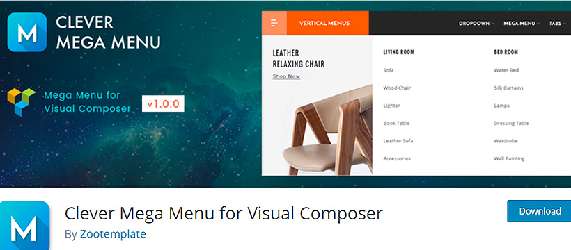 mega menú inteligente