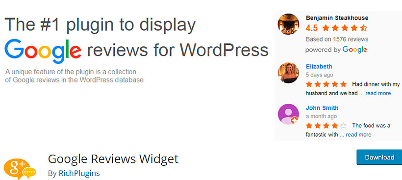 googlereview meilleurs plugins de révision wordpress
