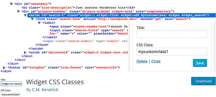 plugin CSS wordpress gratis kelas widget