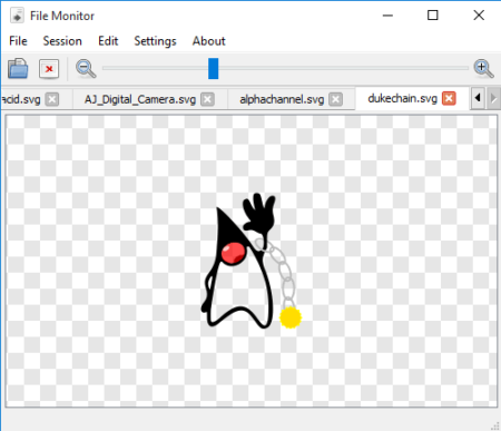 Como faço para exportar um arquivo SVG?