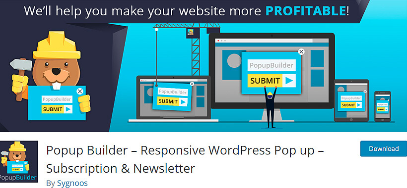 popupbuilder wordpress 通讯插件