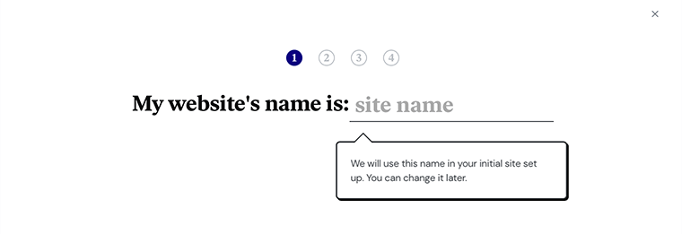 Introduceți un nume de site