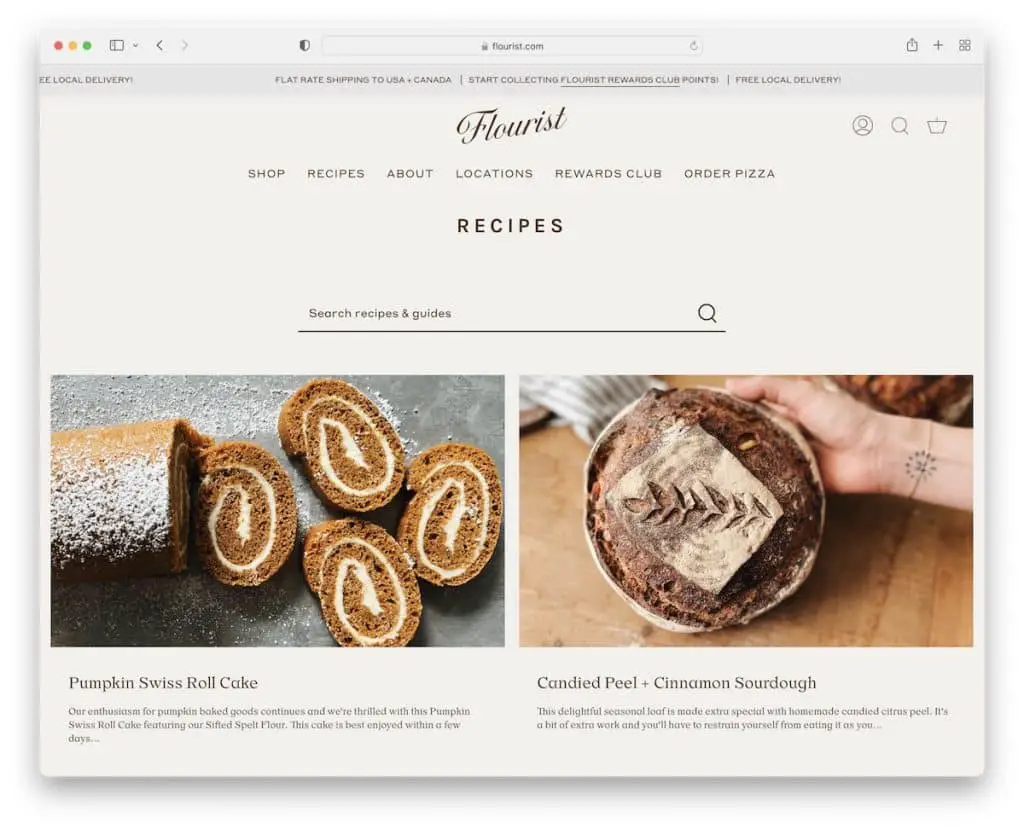 çiçekçi tarifleri blog örneği