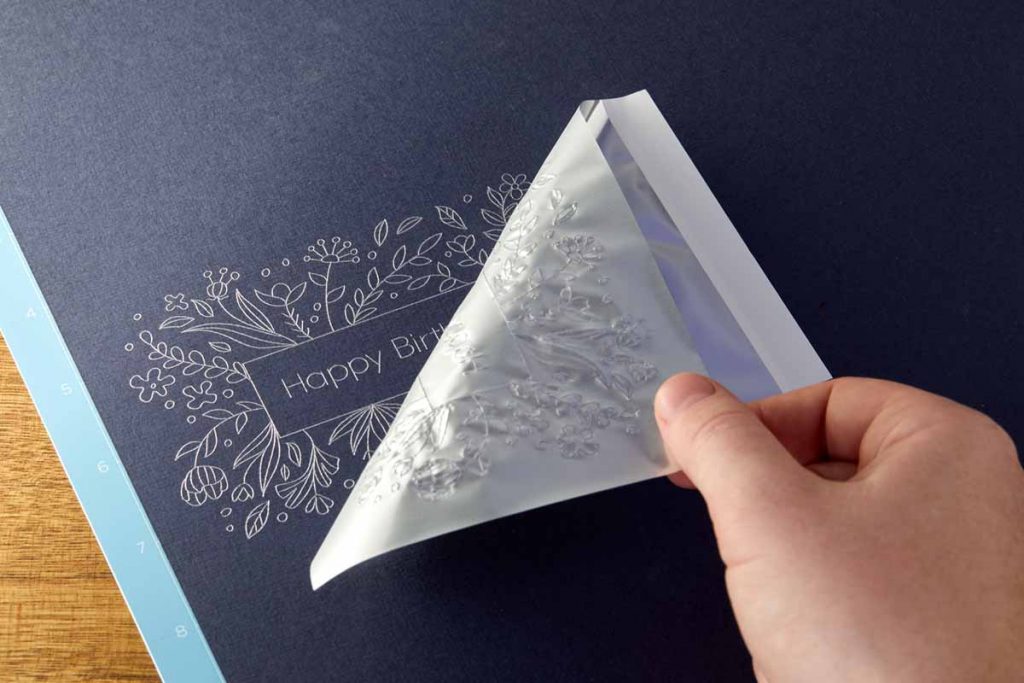 Como você folheia uma imagem no Cricut?