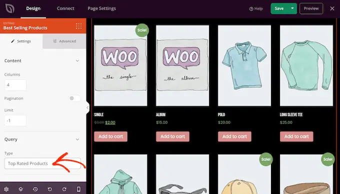 WooCommerce ürünlerini özel bir sayfada tanıtma