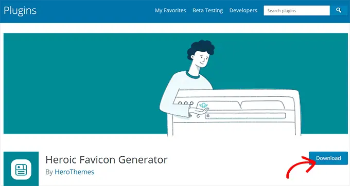 Plugin Generator Favicon Pahlawan