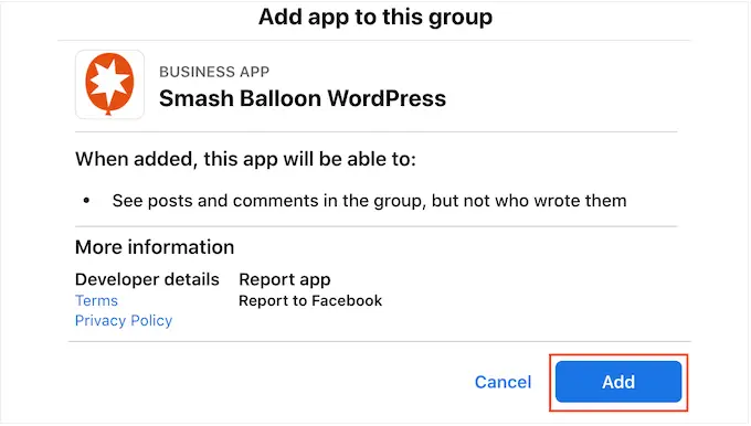 Zapewnienie Smash Balloon dostępu do Twojej witryny WordPress