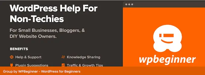 Grupa WPBeginner Engage na Facebooku